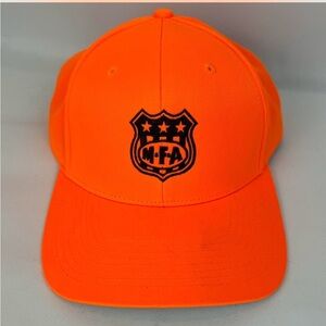 MFA Men’s Orange Baseball Cap Embroidered Logo Missouri Farmers Association NWOT